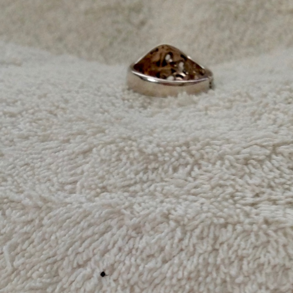 Sterling silver multi stone ring - Picture 4 of 5